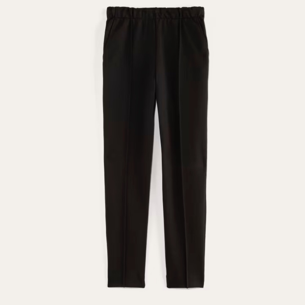Everlane Black Straight Leg Pants with Tailored Fit